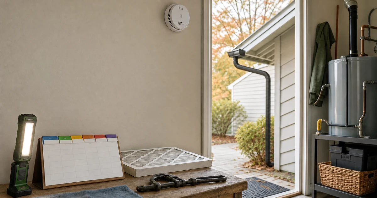 A Practical Home-Maintenance Schedule: What to Check and When